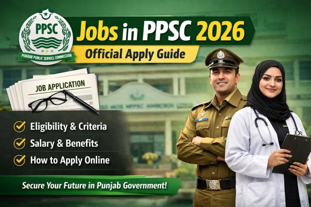 Latest Jobs in PPSC 2026 – Official Apply Guide