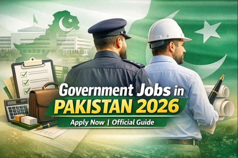Verified Government Jobs in Pakistan 2026 showing official public sector recruitment information and application guidance