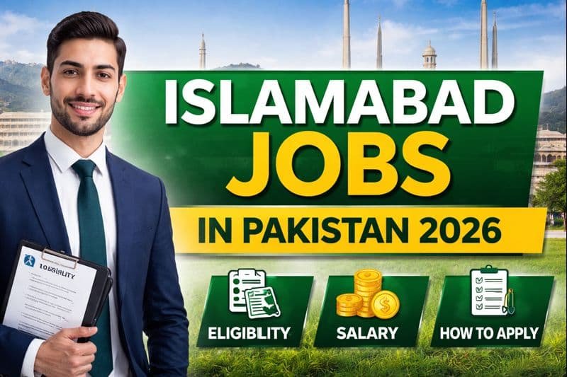 Verified Islamabad Jobs in Pakistan 2026 – Apply Smartly, showing career opportunities, eligibility, salary, and application guidance for federal and semi-government positions