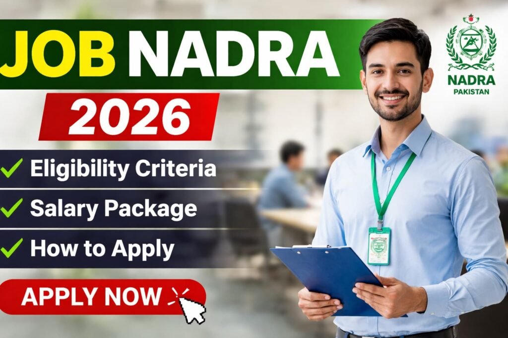 Learn how to apply for job nadra in Pakistan. Verified eligibility, salary details, and official NADRA application steps explained clearly.
