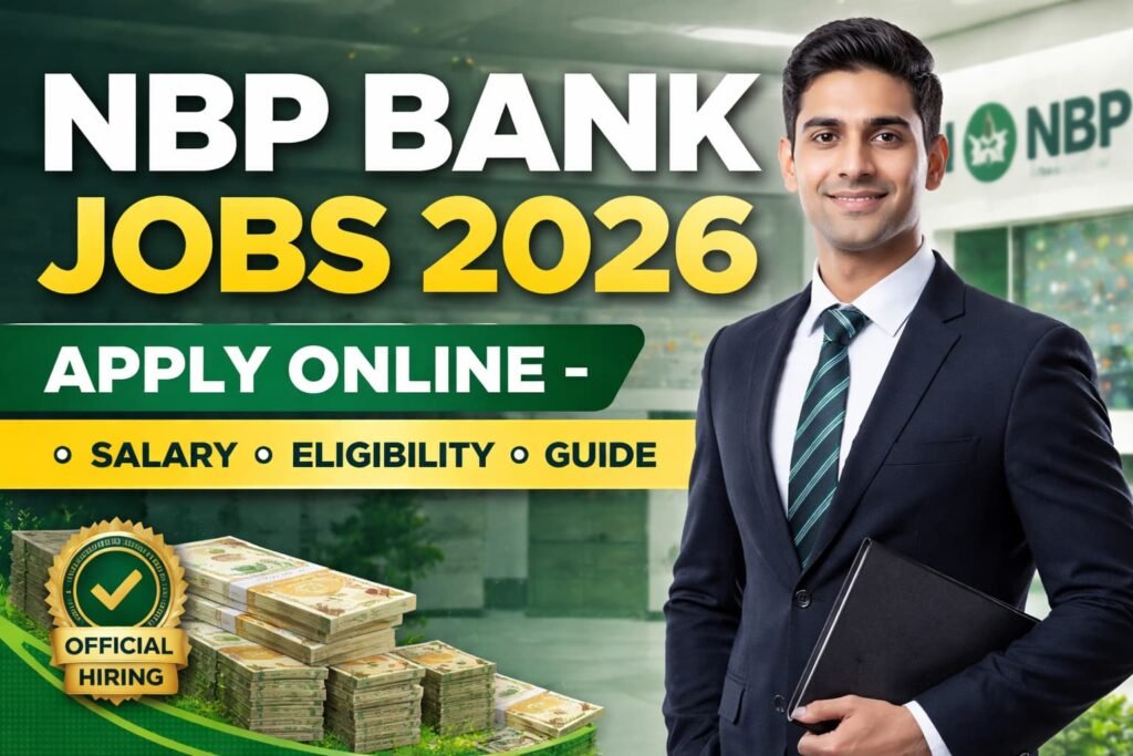 NBP Bank Jobs 2026 are open for Management Trainee Officers, OG-III/OG-II Officers, IT specialists, and compliance professionals across Pakistan.